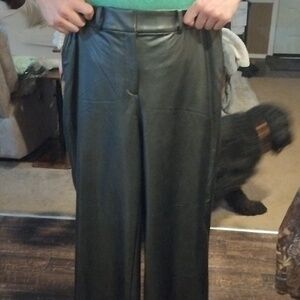 Lane Bryant faux leather pants
